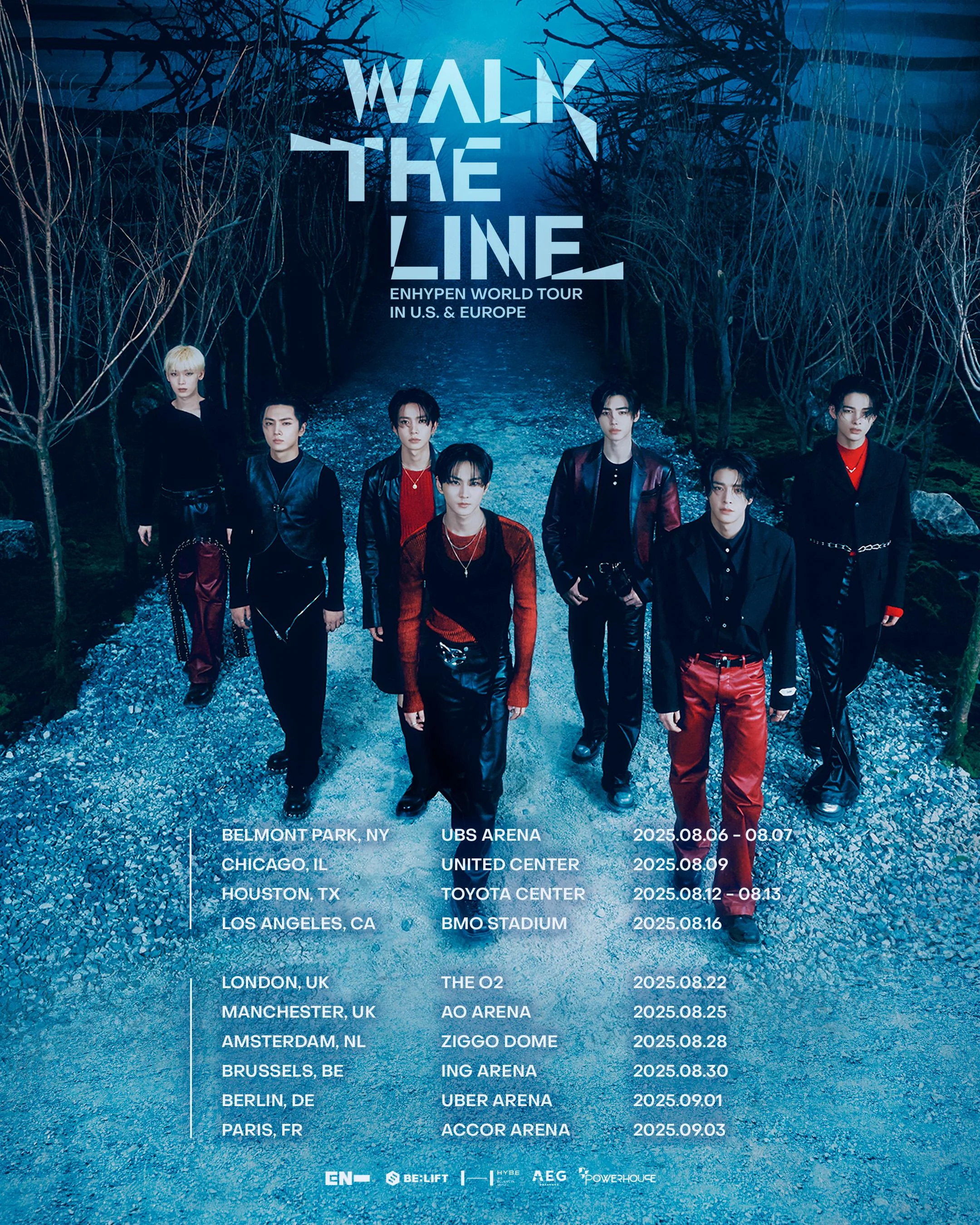 Enhypen 2026–2027 concert poster